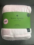 Kate Spade King Blanket Pink Fleece Plush Oversized New. Fixed Price $84.95.