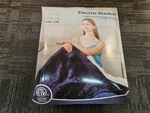 Electric Heated Blanket 62'' X 84'' Super Soft Cozy Flannel With Heating Level. Fixed Price $29.00.