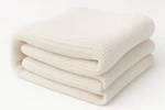 Set Of 2 Grand Hotel Lightweight. 100% Cotton - Weave Blanket, Twin Size.. Fixed Price $36.99.