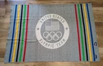 Faribault Woolen Mill United States Olympic Team Blanket 50' X 72' Nwt. Fixed Price $100.00.