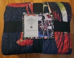 John Derian Amaryllis Throw Blanket Quilted 50"X70" Target Floral Cotton. Fixed Price $42.99.