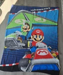 Nintendo Mario Kart Fleece Throw Blanket 42 X 53. Fixed Price $7.95.