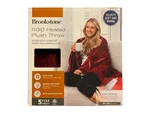 Brookstone N-a-p Heated Plush Throw 50 X 60 Canary *new. Fixed Price $41.99.