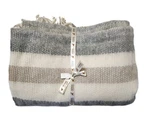 Alpaca Wool Blanket Throw Cherokee Design 72"X60". Fixed Price $189.99.