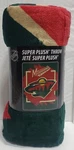 Minnesota Wild 46" By 60" Plush Dimensional Micro Raschel Throw Blanket - Nhl. Fixed Price $24.99.
