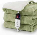 Heated Blanket Electric Throw Waffle, 50X60 Inches Sherpa Fleece Fast Heating. Fixed Price $54.99.