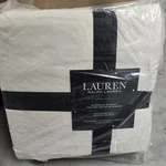 Ralph Lauren Classic Micromink Blanket Hollywood Cream Soft Queen Size 90X90". Fixed Price $54.33.