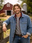 Vintage Denim Chore Jacket Coat Blue Work Leisure Fleece Blanket Lined Barn. Fixed Price $31.50.