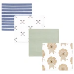 Hudson Baby Unisex Cotton Flannel Receiving One Size, Modern Lion. Fixed Price $21.73.