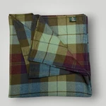 Vintage Ralph Lauren Rutherford Park Queen Blanket 100% Wool Plaid Green Blue. Fixed Price $160.00.