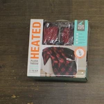 True North Microplush Plaid Heated Electric Throw Blanket Red / Black 50X60. Fixed Price $18.20.