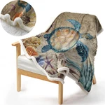 Ultra Soft Sherpa Fleece Blanket 50"X60" Warmth Comfort Forsofa Bed Gift. Fixed Price $32.96.