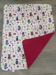 Avon Tiny Tillia Baby Blanket Animals Abc Letters Pink Sherpa Back Pig Lamb Cow. Fixed Price $19.99.