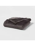 Full/queen Microplush Bed Blanket Hot Coffee - Threshold Cozy Polyester 90X92. Fixed Price $30.00.
