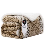 Heated Blanket Full 72"X 84" Microplush & Sherpa, 6 Settings, Auto Shut-off. Fixed Price $95.98.