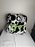 Vera Bradley Night & Day Plush Throw Blanket 80 X 50 New With Tags Retired. Fixed Price $80.00.