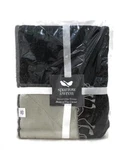 Sparrow & Wren Charley Throw 50" X 70 Charcoal Reversible Fringed Cotton Wool. Fixed Price $38.95.