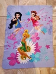 Northwest Disney Fairies Purple Fleece Blanket Tinkerbell Silvermist Rosetta. Fixed Price $14.99.