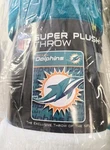 New Nfl Miami Dolphins Soft Micro Rasche Large Throw Blanket 46" X 60". Fixed Price $28.30.