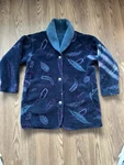 Vintage Denali Pile Fleece Feathers Reversible Shawl Collar Blanket Coat Sz. M. Fixed Price $26.99.
