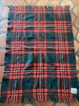 Foxford Nephin Shawl Tartan Plaid 100% Wool Fringe Throw Stadium Blanket Ireland. Fixed Price $49.95.