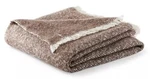 Hotel Collection Brushed Herringbone 45" X 60" Throw Chocolate New. Fixed Price $55.90.