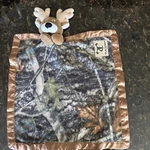 True Timber, Camo Deer, Child Blanket, And Stuffed Animal By Scene Weaver 16X16". Fixed Price $25.00.