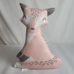 Decor 16 Pink Fox Stuffed Animal Plush Home Throw Pillow Cottagecore. Fixed Price $18.00.