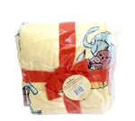 Mo Willems Elephant & Piggie Plush Throw Blanket By Berkshire Yellow Nwt. Fixed Price $30.00.