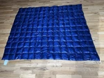 Blue Ridge Home Down Throw Camping Blanket 60X70 Packable Lightweight Travel Rv. Fixed Price $45.00.