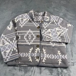 Woolrich Vintage Aztec Southwestern Reversible Womens Med Navajo Blanket Ba. Fixed Price $50.00.