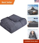Cooling Weighted Blanket 3LBS 36"X48" - Soft Breathable Microfiber Bliss. Fixed Price $44.79.