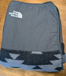 The North Face Dunraven Sherpa Blanket - 56X62 Rectangle Gray Travel Throw. Fixed Price $59.99.