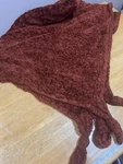 Pier 1 Throw Brick Red Soft Chenille Knotted Tie Boucle 60X50. Fixed Price $62.99.