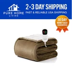 Cozy Sherpa & Flannel Heated Blanket- 10 Levels With Auto-off Comfort. Fixed Price $46.18.