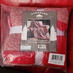 Fireside Home Heathered Knit Fleece Reverse Throw Blanket 50" X 60" Nwt Msrp $60. Fixed Price $26.00.