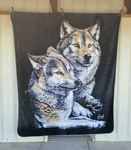 Wolves Wolf Agnew Nature Animal Queen Size Blanket. Fixed Price $58.23.