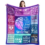 Boopeonr Basketball Blanket For Girls, 50"X40", Gifts 1. Fixed Price $25.46.