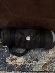 Apple Employee Folding Picnic Blanket Black With Strap/handle. Fixed Price $49.95.