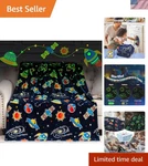Glow In The Dark Galaxy Space Blanket Gifts For Kids Boys Girls Adults 50X60. Fixed Price $45.21.