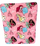 *disney Princess Plush Throw Blanket Cinderella, And Ariel. 52 X 40 New. Fixed Price $12.99.