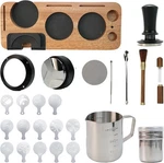 28PC Espresso Accessories Kit 51MM Tamper Distributor Wdt Latte Art. Fixed Price $74.99.