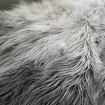 Rh Restoration Hardware Teen Ombre Kashmir Faux Fur Bed Throw Blanket 68X86 Gray. Fixed Price $199.00.
