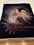 Twilight Breaking Dawn Part 1 Edward Cullen Fleece Throw Blanket. Fixed Price $20.00.