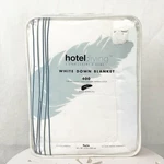 New Hotel Living White Down Blanket Twin 400 Thread Count 100% Cotton. Fixed Price $71.40.