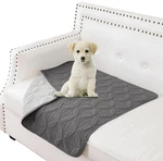 Tuffeel Waterproof Dog Blanket, 30X30 Inches, Lightgrey+darkgrey. Fixed Price $23.23.