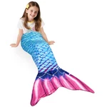 Catalonia Mermaid Tail Blanket, Ultra Soft Cozy Toddlers, Deep Sea Pearl. Fixed Price $24.90.