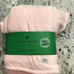 Kate Spade Oversized Full/queen Ballet Pink Plush Fleece Blanket Throw 98X92 Nwt. Fixed Price $79.99.