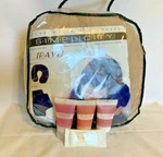 Nib! Simplicity Travel Set:clippers Luxury Plush Neck Pillow Sleepmask Blanket++. Fixed Price $21.95.