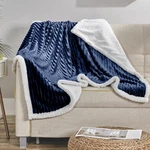 Elegant Comfort Corduroy Sherpa Reversible Throw Blanket Medium Weight And. Fixed Price $25.61.